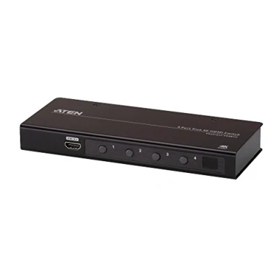 Imagen de ATEN 4 Port True 4K HDMI Switch (VS481C AT G) VS481C, HDMI, Negro, Metal, 60 HZ, 3 M, 18 GBIT/S