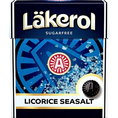 Imagen de Cloetta Lakerol Licorice Seasalt pastillas 4 cajas of 25g