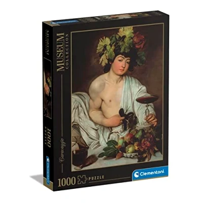 Imagen de Clementoni Puzzle Adulto 1000 Piezas Colección Museos Caravaggio Baco Desde 14 años (39765)