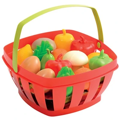 Imagen de 100% Chef Cesta con frutas y verduras (Écoiffier 966) , Modelos/colores Surtidos, 1 Unidad