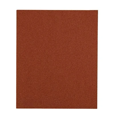 Imagen de kwb Flint Hoja de papel lija (230 x 280 mm, arena cuarzo con grano 180, buen encolado y soporte resistente para el lijado medio fino madera color)