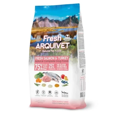 Imagen de Arquivet Fresh Salmon &amp; Turkey 10 Kg Pienso semihúmedo de salmón y Pavo