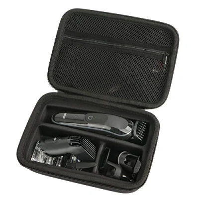 Imagen de khanka Duro Viaje Estuche Bolso Funda para Braun MGK3080 /HC5050/ BT5090/ HC5090 / HC5050/ MGK3080/MGK3085Corta Barbas hombre Recortadora.(estuche solo)