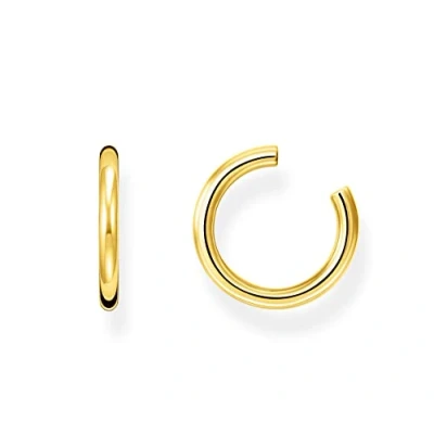 Imagen de THOMAS SABO Abrazadera de la oreja Pequeño Plata Chapada en Oro EC0026 413 39, Amarillo