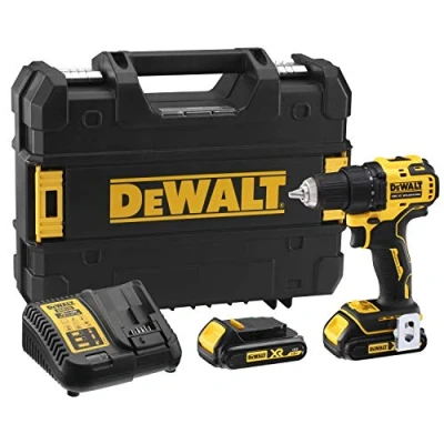 Imagen de DEWALT DCD708S2T QW Taladro Atornillador sin escobillas XR 18V 13mm 65Nm con 2 baterías Li Ion 1,5Ah y maletín TSTAK