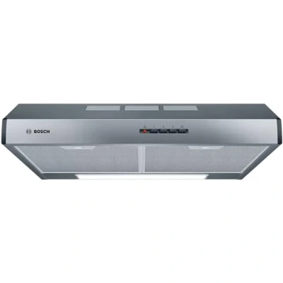Imagen de Campana convencional Bosch DUL63CC55, 3 velocidades, 350 m3/h, Filtros antigrasa, 60 cm, Inox