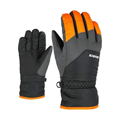 Imagen de Ziener Lando Guantes De Esquí, Unisex niños, New Orange, 5
