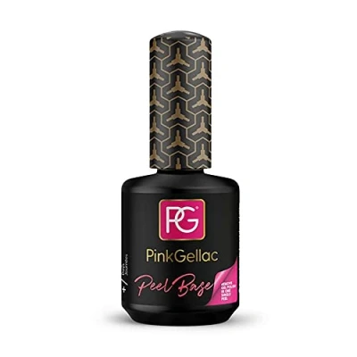 Imagen de Pink Gellac Peel Off Esmalte de uñas Base Coat Gel para una Fácil eliminación Shellac Aplicación UV fabricado en Holanda