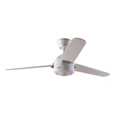 Imagen de Hunter Fan, Ventilador de Techo con Cadena para Interiores, Carera, 3 Aspas Reversibles, Color Blanco, 132 cm, Ideal Verano e Invierno, Modelo 24246