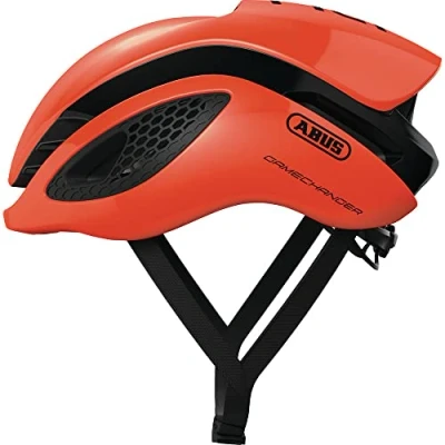 Imagen de ABUS GameChanger Casco de ciclismo contrarreloj aerodinámico con ventilación óptima Para hombre y mujer Naranja, talla S