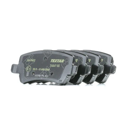 Imagen de TEXTAR 2449602 Juego de pastillas freno no preparado para indicador desgaste con tornillos pinza accesorios VOLVO: S60 II, V60 I