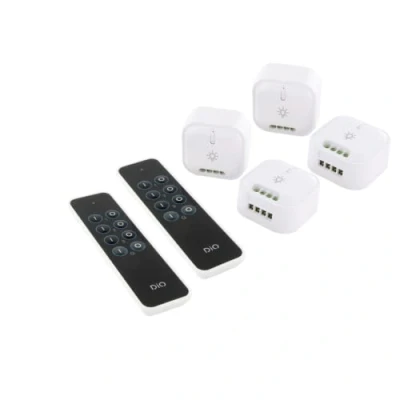 Imagen de Kit de 4 módulos iluminación On/Off y 2 mandos a distancia