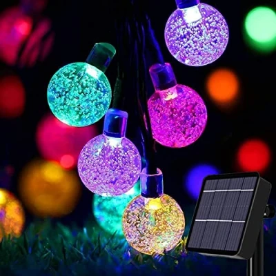 Imagen de Useber Guirnaldas Luces Solares, 50LED 7M Led Exterior, 8 Modos &amp; Impermeable Cadena de Decoracion para Terraza, Fiestas, Bodas, Patio, Jardines,Interior