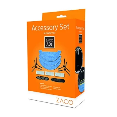 Imagen de ZACO Juego de Accesorios para Robot Aspirador, Plástico, Set: A8s