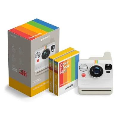 Imagen de Polaroid Now Gen 3 cámara instantánea Paquete de + película en Color (16 Fotos) Blanco (6561)