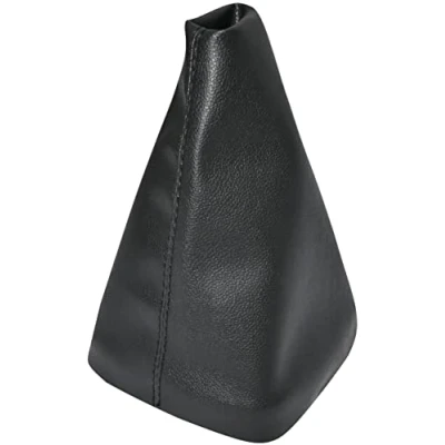 Imagen de AERZETIX C58435 Funda para palanca de cambios compatible con VW Caddy 2003 a 2010, Touran 2010 color: negro en piel sintética