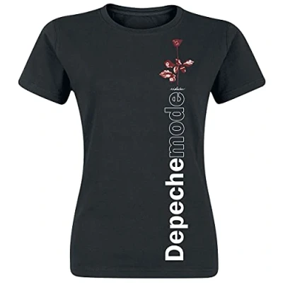 Imagen de Depeche Mode Violator Side Rose Mujer Camiseta Negro M 100% algodón Regular