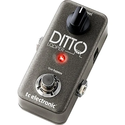 Imagen de TC Electronic DITTO Looper Pedal altamente intuitivo con 5 minutos de tiempo bucle, Analog Dry Through y True Bypass
