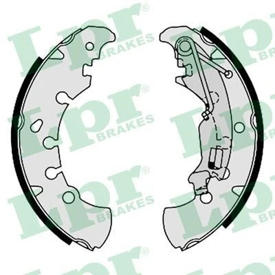 Imagen de LPR 09260 Zapatas de freno 203 38 con palanca mano FIAT: Punto II Hatchback, Panda Evo OPEL: Corsa D Hatchback