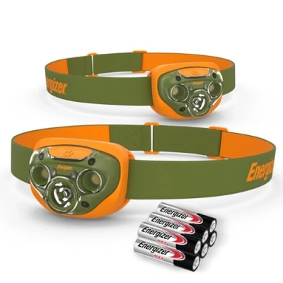 Imagen de Energizer Linterna Frontal Vision Hd+, Paquete De 2 Unidades
