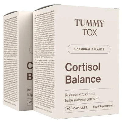 Imagen de Cortisol Balance Ashwagandha KSM 66, Rhodiola Rosea con Magnesio, Vitamina B6, y B5 120 cápsulas de TummyTox