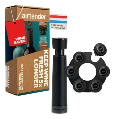 Imagen de Airtender Bomba de vino vacío 6 tapones vacunación a prueba fugas caja regalo