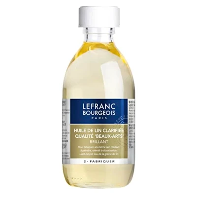 Imagen de Lefranc Bourgeois Lösungmittel und Öle für Ölmalerei, Aditivos para Pintura al óleo, Aceite de Lino Clarific, 250 ml (1er Pack),