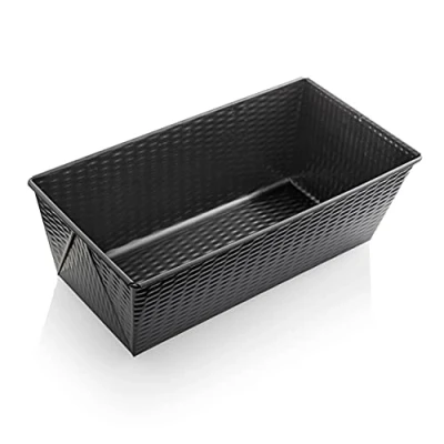 Imagen de Grizzly Molde rectangular para pan y bizcochos de 30 x 15 cm, resistente a la masa madre, antiadherente, con borde elevado