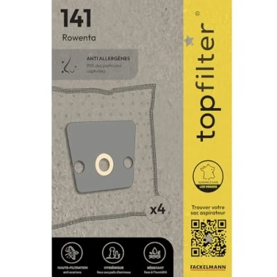 Imagen de Top Filtro 64141 Bolsa para Rowenta Neo, vellón, 30 x 26 0,1 cm