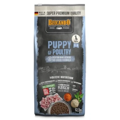 Imagen de Belcando Puppy GF Poultry [12,5 kg] Alimento para Cachorros sin Cereales seco Perros Completo de hasta 4 Meses Edad