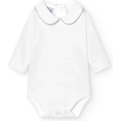 Imagen de babidu 1188, Body Para Bebe, Blanco (Blanco/Gris), 24 meses