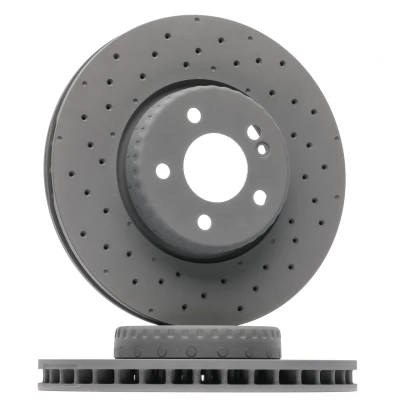 Imagen de BOSCH 0 986 479 H37 disco de freno 318 30 5 112 perforado, dos piezas, ventilado revestido altamente carbonizado con tornillos