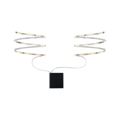 Imagen de Paulmann 70701 Strip Function Mobile 2x80 cm blanco cálido 1,2 W 9 V 6LR61 blanco, metal/plástico Tira de luz LED, cinta luz, tubo luminoso, 80 x 5 0.3