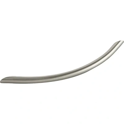 Imagen de OBF Grimme 72139519 Basic Ingenio Tirador de cajón (curvado, diámetro 10 mm, ancho 190 acero inoxidable, distancia entre ejes: 160 mm), color plateado