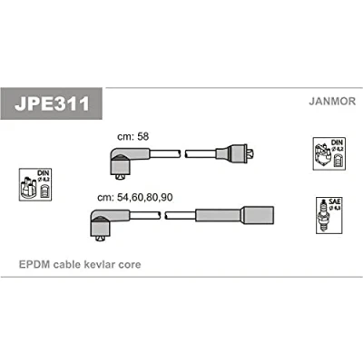Imagen de JANMOR JPE311 Juego de Cables Encendido