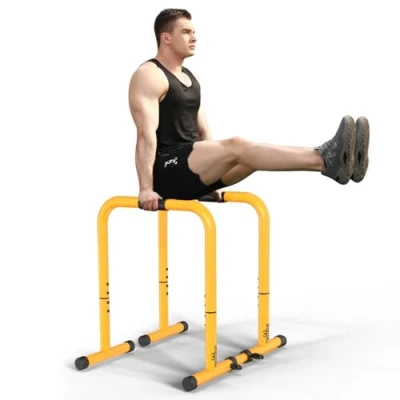 Imagen de RELIFE REBUILD YOUR LIFE Dip Station Barra Paralelas Ajustable Entrenamineto Musculación Calistencia Push Up Duty Soporte Independiente Gimnasio Doméstico