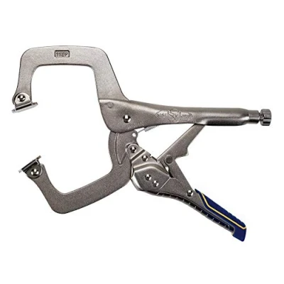 Imagen de IRWIN Vise Grip IRHT82586 Alicates de soldadura, liberación rápida, abrazadera en C con almohadillas giratorias, 11 pulgadas