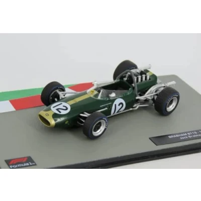 Imagen de OPO 10 Coche en Miniatura Formula 1 1/43 Compatible con Brabham BT19 Jack 1966 FD184
