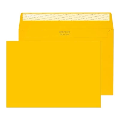 Imagen de Blake Sobres Creative Colour 45304 Farbige Briefumschläge Haftklebung Ei Gelb C5 162 x 229 mm 120 g/m² 25 Stück