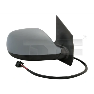 Imagen de Espejo retrovisor Tyc 337 0287 derecha imprimado para ajuste elect. espejo, convexo, calefactable, abatible eléctricamente, sin antena
