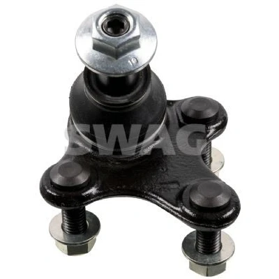 Imagen de SWAG 30 93 1485 Rótula de suspensión Eje delantero, izquierda, debajo con tuerca autofijadora para brazo oscilante transversal