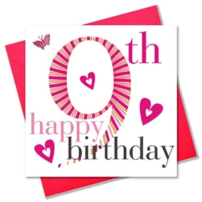 Imagen de Claire Giles Ages Age 9 Girl Birthday Card