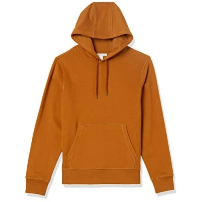 Imagen de Amazon Essentials Sudadera de Forro Polar con Capucha (Disponible en Tallas Grandes) Hombre, Naranja Óxido, XL