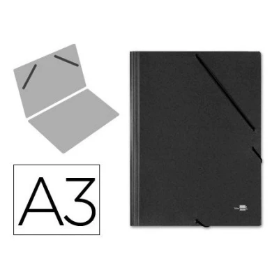 Imagen de Carpeta planos liderpapel a3 carton gofrado n 12 negro