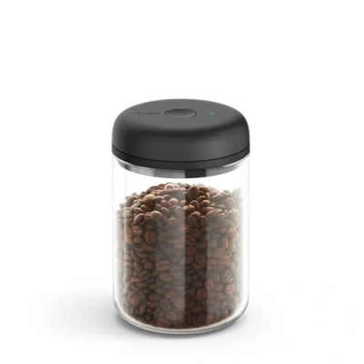 Imagen de Fellow Atmos Recipiente eléctrico al vacío y contenedor de almacenamiento, recipientes herméticos para café alimentos, café, 1.2 litros, vidrio transparente