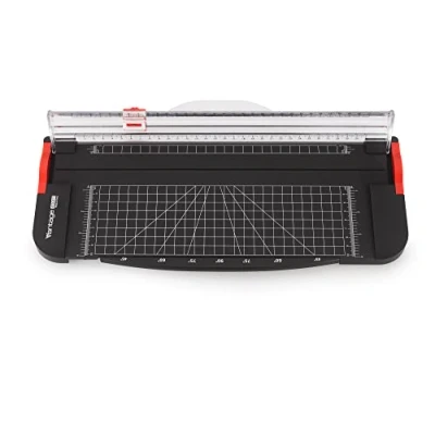 Imagen de Vantage cortador de papel (práctico rollo con 5 hasta un máximo 12 hojas, DIN A4), negro, 300 mm