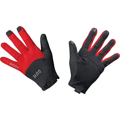 Imagen de GORE C5 Guantes TEX INFINIUM, 7, Negro/Rojo