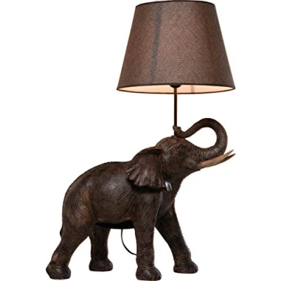 Imagen de Kare Design Lámpara de Mesa, Elephant Safari, Gris, 73.5x33x52.3cm