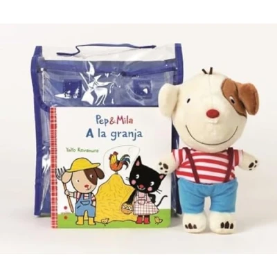 Imagen de Pep i Mila. Lot A la granja. Llibre + nino Pep: Pack amb el d&#039;en (Pep &amp; Mila)