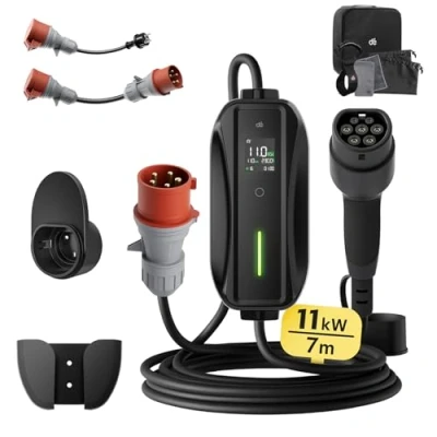 Imagen de dé Cargador EV 11kW, Coche Eléctrico 16A